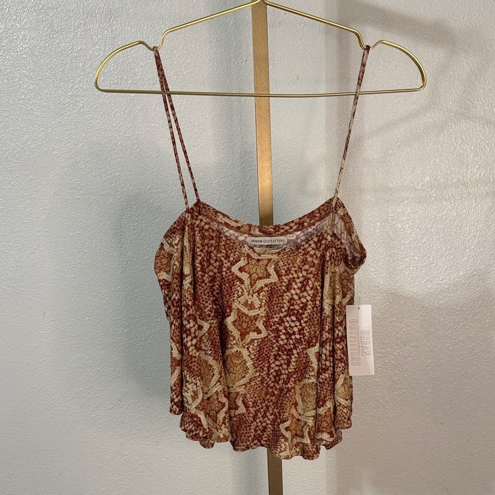 Urban outfitters Brown Snake Print Camisole